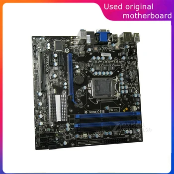 Usado LGA 1156 Para processadores Intel H55 H55M-P32 M-ATX de Computador USB2.0 SATA2 placa-Mãe DDR3 16G Desktop placa-mãe