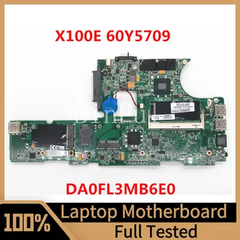 DA0FL3MB6E0 placa-mãe Para Lenovo Thinkpad X100E Laptop placa-Mãe 60Y5709 HM65 Com SLMBG N450 de CPU de 100% Testado a Funcionar Bem