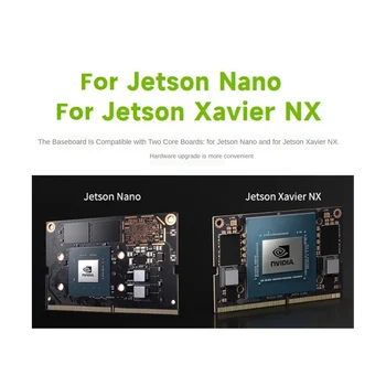 B01 Conselho de Desenvolvimento para Jetson Nano de 4GB Jetcer AI Conselho de Desenvolvimento Host com Jetsonnano da Placa do Núcleo+Dissipador de Calor