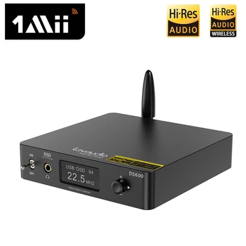 1Mii DS600 Bluetooth compatível com o Descodificador de Áudio aptX DAC HD de som hi-fi CSR8675 Amplificador Digital 3.5 Adaptador Receptor para TV PC