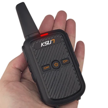 KSUN KSX30-LT Walkie Talkie Ampla Faixa de Frequência de Intercomunicação Portátil Mini FM Rádio Transceptor de Rádio de Duas Vias