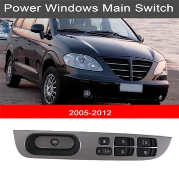 Carro de Vidros Interruptor Principal para a Ssangyong Rodius Stavic 2005-2012 Levantador do Vidro da Porta, Interruptor de Botão de LH 8582021001HCJ