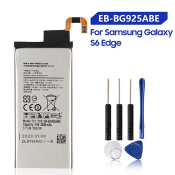 Substituição da Bateria Para Samsung Galaxy S6 Borda G9250 G925K G925S G925FQ G925F G925L S6Edge G925V G925A EB-BG925ABA 2600mAh
