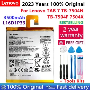 100% Original NOVO de Alta qualidade 3500mAh L16D1P33 Bateria Para Lenovo TAB 7 TB-7504N TB-7504F 7504X Baterias+ Ferramentas