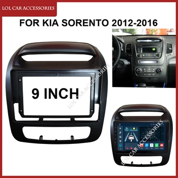 De 9 Polegadas Para KIA Sorento 2012 A 2016 auto-Rádio, GPS, MP5 Android Estéreo Player 2 Din Chefe da Unidade de Navegação Instalar o Traço Quadro a Fáscia