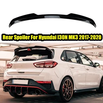 Para Hyundai MK3 I30N Hatchback 2017-2020 Tronco Spoiler Ajuste Bodykit de Fibra de Carbono Olhar pára-choques Traseiro Tronco Telhado Lip Spoiler Asa