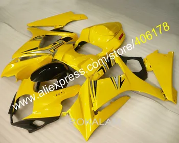 GSXR1000 07 08 K7 Kit de Carenagem Para Suzuki GSX-R1000 2007 2008 Amarela Moto Esporte Carenagens (por Injeção)