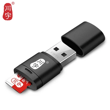 Kawau Micro SD Leitor de Cartão USB 2.0 de Alta Velocidade Placa com TF Slot de Cartão C286 capacidade de Suporte de 128GB de Memória Leitor de Cartão para Computador