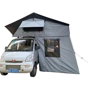 Domingo campistas de estacionamento ao ar livre no alto do teto da barraca camping caminhadas tenda pronto para enviar tendas