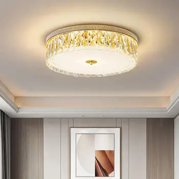 O novo Luxo Salão de Quarto de Cristal da Luz de Teto na Sala Home Interior Decorativa do DIODO emissor de Luz de Teto