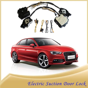 Smart Auto Elétrica de Sucção de Bloqueio de Porta para Audi A6 A4 Q5 Q7 2014-2023 Automática Suave Feche a Porta Super Silêncio Carro da Porta do Veículo