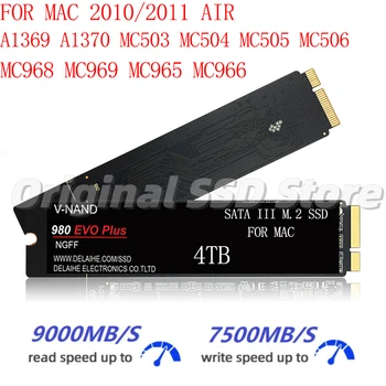 M. 2 NGFF SSD 980EVO Plus1TB 2 TB 4 TB disco Rígido SSD M2 Ssd Sata 3 Ssd Nvme M2 Aplicável Para Mac 2010/2012 Ar Versão