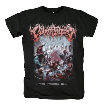 Covidectomy Rock Camisa De Marca De Fitness Heavy Metal Algodão Skate Camiseta Preta Tee