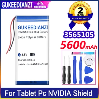 Bateria Bateria Nova 3565105 5600mAh Para o NVIDIA Shield Tablet 23 LTE Para Nvidiashield K1 8