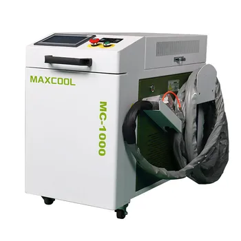 1500W MAX de Refrigeração de Ar Portátil de Mão Laser Máquina de Soldadura de Aço Inoxidável, Aço Carbono, Alumínio