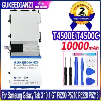 Bateria T4500E T4500C Para Samsung Galaxy Tab 3 10.1 a GT-P5200 P5210 P5220 P5213 Tab3 10.1 Bateria de Alta Capacidade 10000mAh Bateria