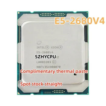 E5 2680V4 Original Intel Xeon E5-2680V4 Processador de CPU 2.40 GHz 14-Núcleo de 35M de 14NM E5-2680 V4 FCLGA2011-3 TPD 120W
