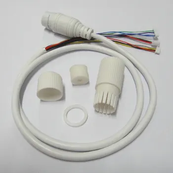Impermeável POE o cabo LAN para câmera do IP do CCTV da placa do módulo à prova de intempéries com conector RJ45, Único LED de status
