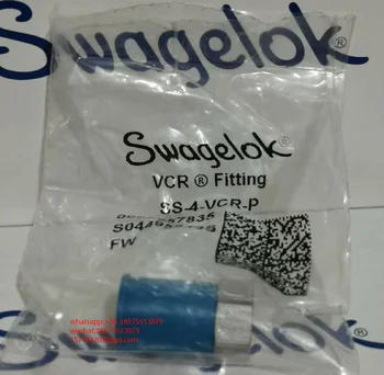 Para Swagelok SS-4-VCR-P, 316 de Aço Inoxidável com Vedação facial VCR Encaixe, 1/4in. Obstruído, A Nova Marca De 1 Peça