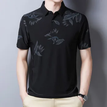 Moda Nova Mens Designer de Roupas Primavera Verão Gola-Polo Shirts para os Homens Frete Grátis coreano Roupas Polo T-Shirt para Homens 2023
