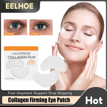 Colágeno, Firmando Máscara De Olho Remover Olheiras Ácido Hialurônico Hidratante Hidratante Anti Inchaço Solúvel Anti Envelhecimento Tapa-Olho