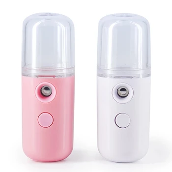1PC de Reposição de Água de Dispositivo de Carregamento USB Dispositivo de Pulverização Facial Umidificador Portátil de Mão de Beleza Facial Dispositivo